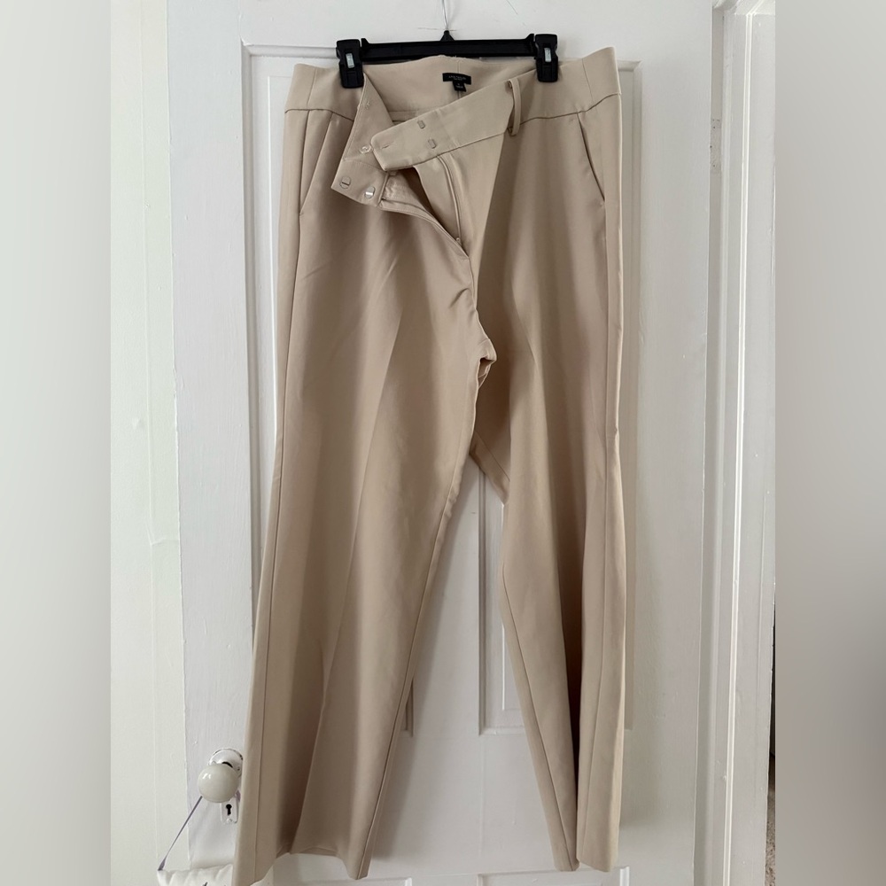 Ann Taylor Factory Cream Trouser Pant